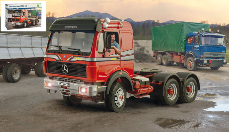 MERCEDES BENZ 2238 6X4 TRACTOR TRUCK 3-ASSI 1990 / 1:24