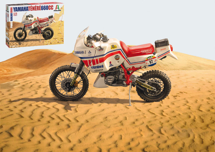 YAMAHA TENERE 600cc N 0 RALLY PARIS DAKAR 1986 / 1:9