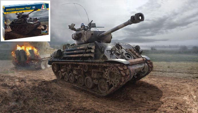 AMERICAN LOCOMOTIVE CO. M4A3E8 SHERMAN TANK MILITARY 1944 / 1:35