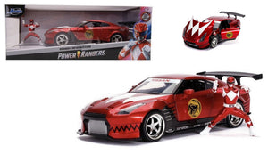 NISSAN SKYLINE GTR R-35 2009 "POWER RANGER" W/FIGURE 1:24