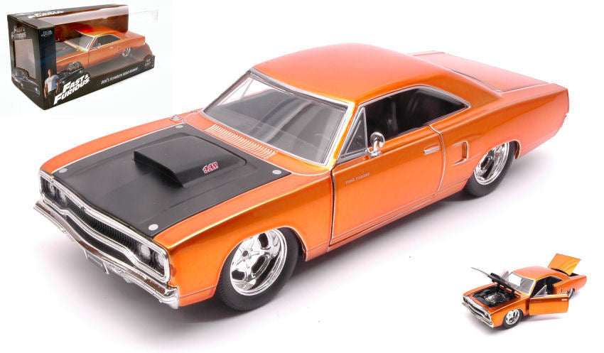 DOM'S PLYMOUTH ROAD RUNNER 1970 FAST & FURIOUS COPPER METALLIC 1:24