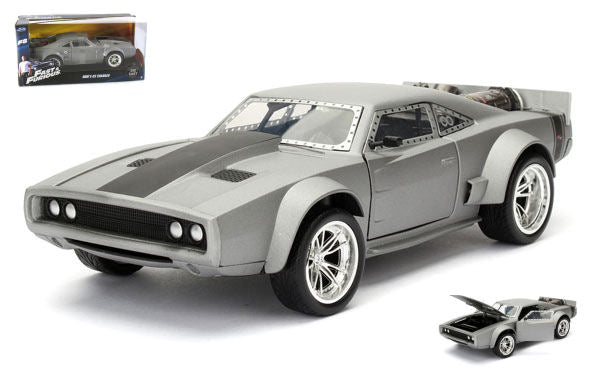 DODGE DOM'S ICE CHARGER R/T 1970 - FAST & FURIOUS 8 2017 MATT GREY 1:24
