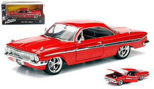 CHEVROLET DOM'S CHEVY IMPALA 1964 - FAST & FURIOUS 8 2017 RED 1:24