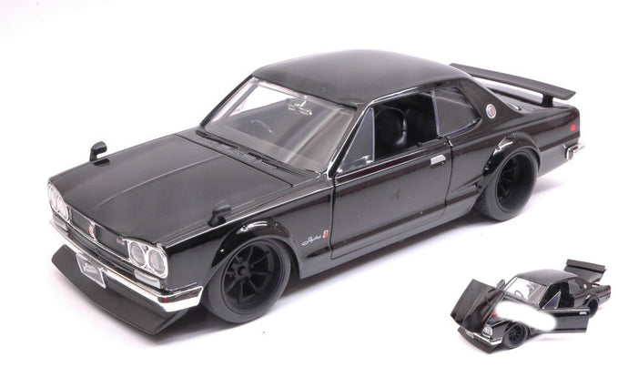 BRIAN'S NISSAN SKYLINE 2000 GT-R FAST & FURIOUS BLACK 1:24