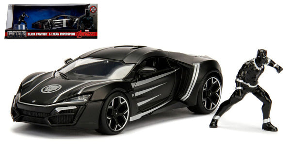 BLACK PANTHER W/LYKAN HYPERSPORT 1:24