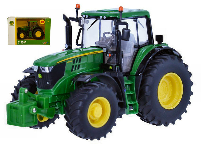 JOHN DEERE 6195M TRACTOR 2014 GREEN YELLOW 1:32