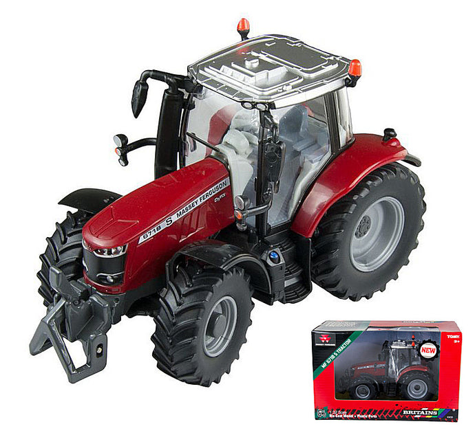 MASSEY FERGUSON 6718 TRACTOR 2016 RED SILVER 1:32