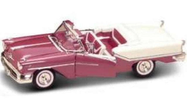 OLDSMOBILE SUPER 88 CONVERTIBLE PINK/WHITE 1:18