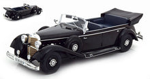 Indlæs billede til gallerivisning Mercedes Benz 770 (W150) CABRIOLET 1938 sort 1:18