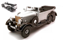Indlæs billede til gallerivisning Mercedes Benz G4 (W31) 1938 lys grå/sort 1:18