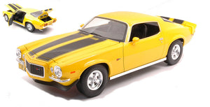 Chevrolet CAMARO Z/28 1971 gul/sort 1:18