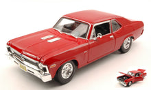 Indlæs billede til gallerivisning CHEVROLET NOVA SS COUPE 2-DOOR 1970 RED 1:18