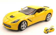 Indlæs billede til gallerivisning CHEVROLET CORVETTE STINGRAY 2014 gul 1:18