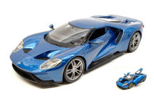 Indlæs billede til gallerivisning FORD GT 2017 METALLIC BLUE 1:18