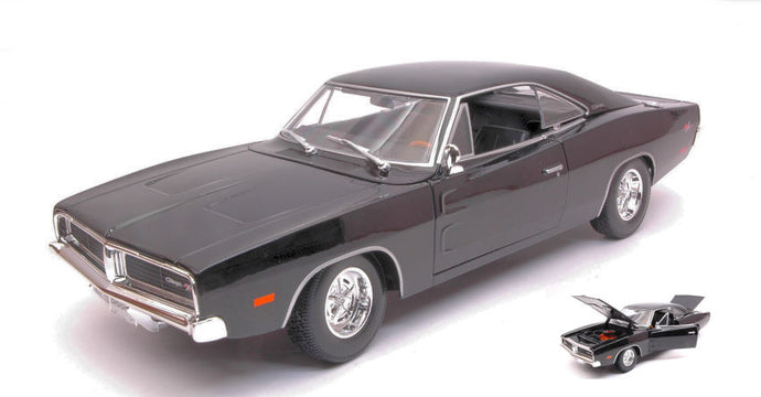DODGE CHARGER R/T 1969 BLACK 1:18
