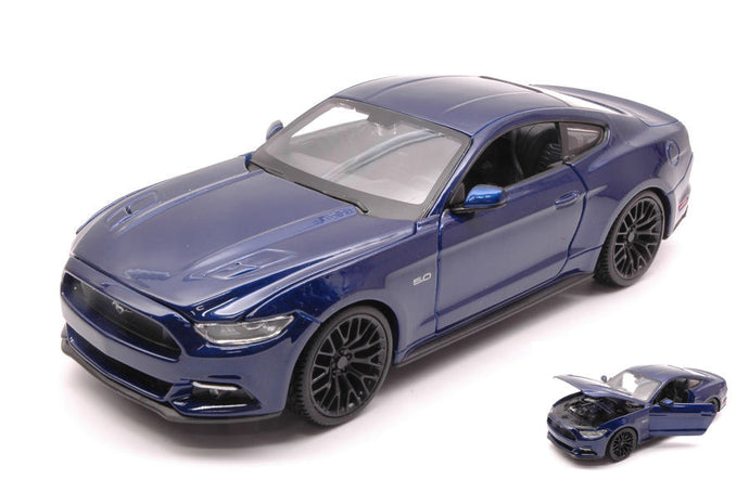 FORD MUSTANG GT 2015 BLUE 1:24 fra Maisto