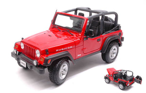 JEEP WRANGLER RUBICON rød 1:18