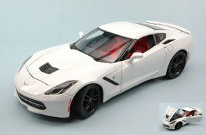 CHEVROLET CORVETTE Z51 COUPE STINGRAY 2014 WHITE 1:18