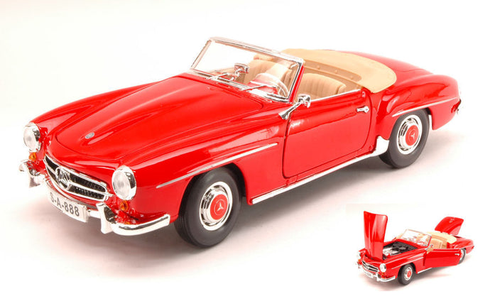 MERCEDES 190 SL 1955 RED 1:18