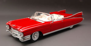 CADILLAC ELDORADO BIARRITZ CABRIO 1959 rød 1:18