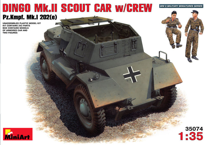 DINGO MK II (SCOUT CAR W/CREW KIT 1:35