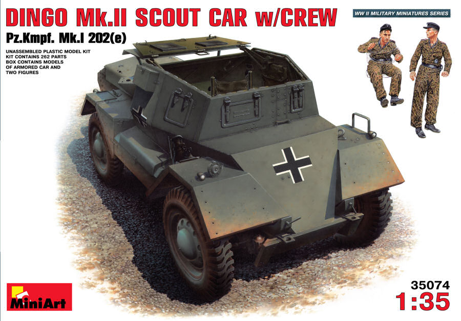 DINGO MK II (SCOUT CAR W/CREW KIT 1:35
