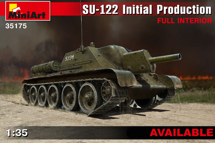 SU-122 INITIAL PROD.W/FULL INTERIOR KIT 1:35