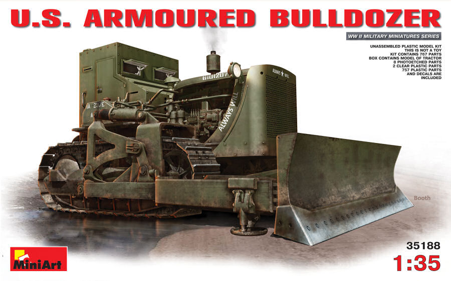 U.S. ARMOURED BULLDOZER KIT 1:35