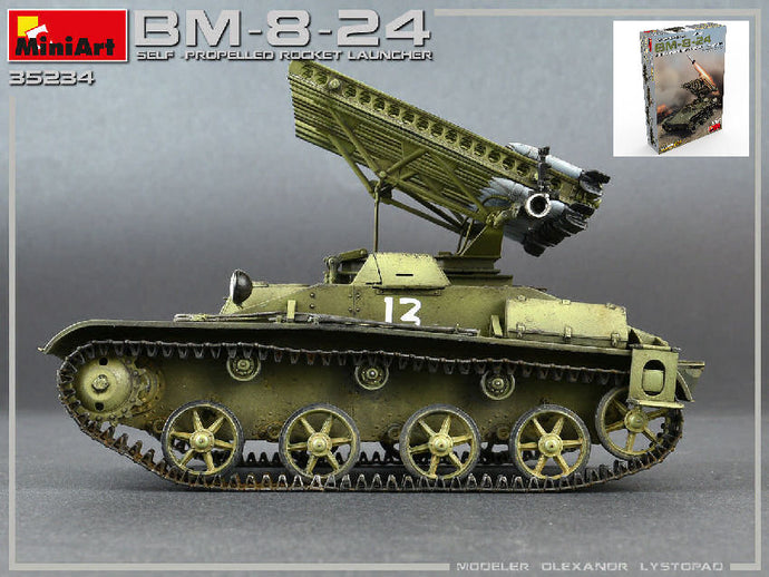 BM-8-24 SELF-PROPELLED ROCKET LAUNCHER KIT 1:35
