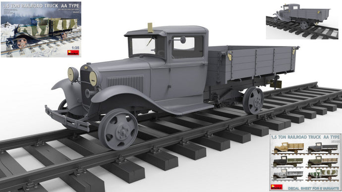 TRUCK AA TYPE 1,5 TON RAILROAD KIT 1:35