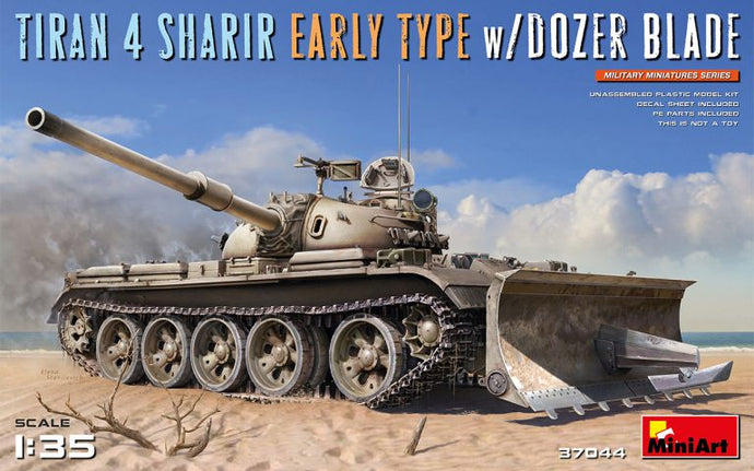 TANK TIRAN 4 SHARIR EARLY TYPE W/DOZER BLADE / 1:35