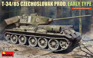 KAMPFPANZER T-34/85 TANK MILITARY CZECHOSLOVAK 1944 / 1:35
