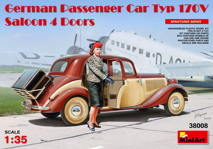 GERMAN PASSENGER CAR TYP 170V KIT 1:35