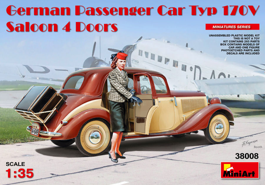 GERMAN PASSENGER CAR TYP 170V KIT 1:35