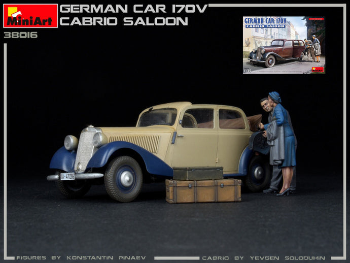 GERMAN CAR 170V CABRIO SALOON KIT 1:35