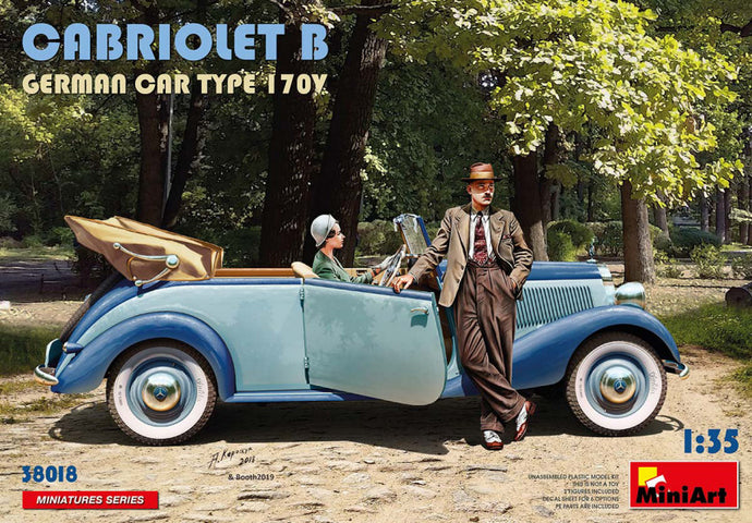 MERCEDES BENZ 170V CABRIOLET OPEN 1936 / 1:35