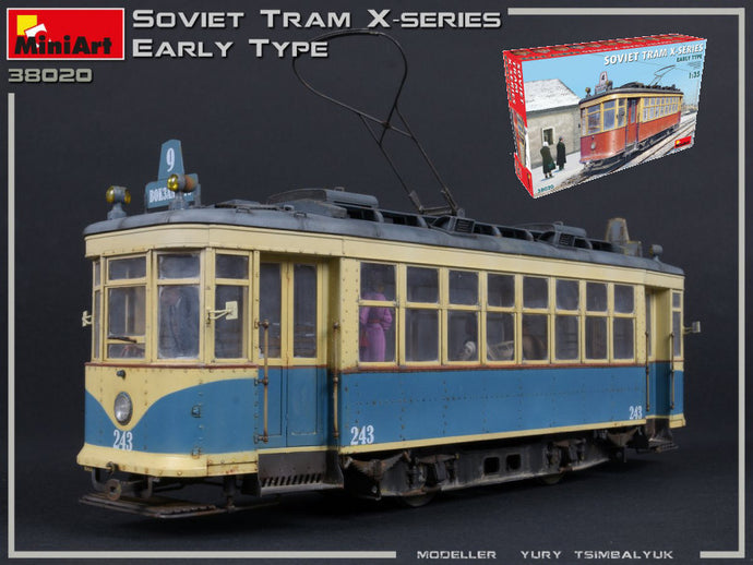 TRAM SOVIET TRAM X-SERIES AUTOBUS 1950 / 1:35