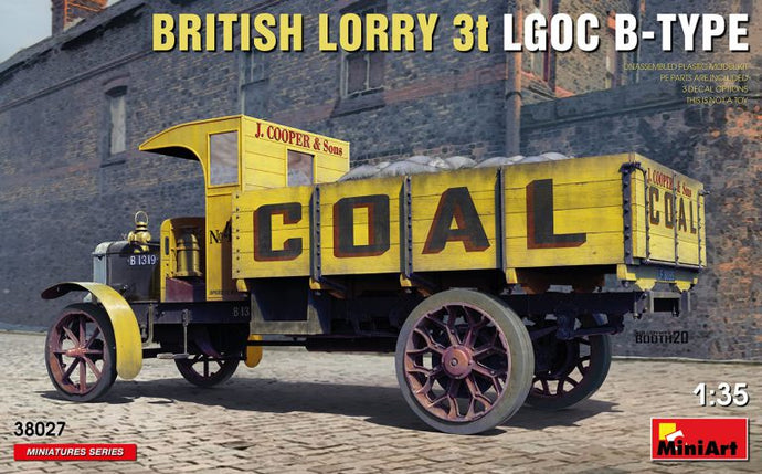 LGOC B TYPE BRITISH LORRY 3t TRUCK 1910 / 1:35