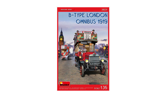 GENERAL OMNIBUS B-TYPE LONDON AUTOBUS 1919 / 1:35