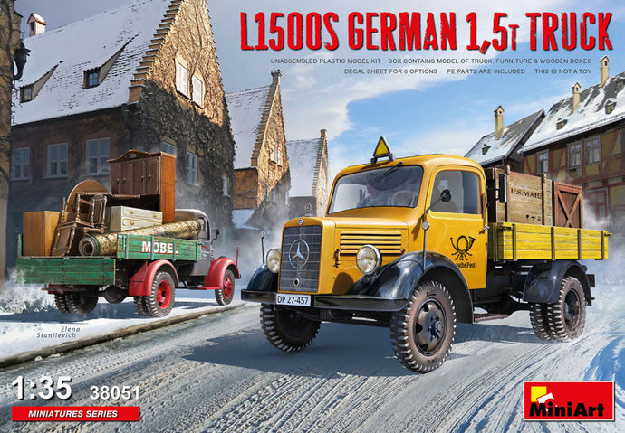 MERCEDES BENZ L1500S GERMAN TRUCK 1942 / 1:35