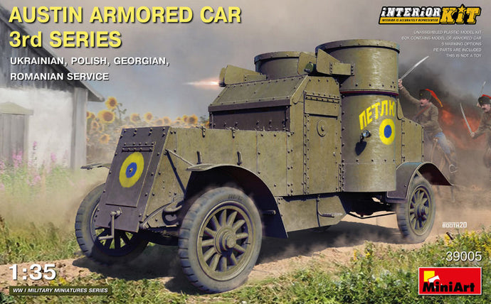 AUSTIN ARMORED CAR 3-SERIES MILITARY 1914 / 1:35