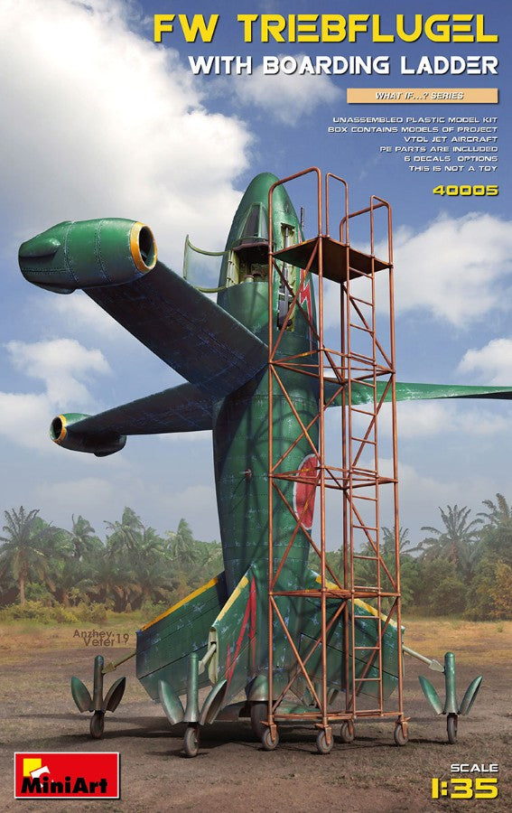 FW TRIEBFLUGEL WITH BOARDING LADDER KIT 1:35