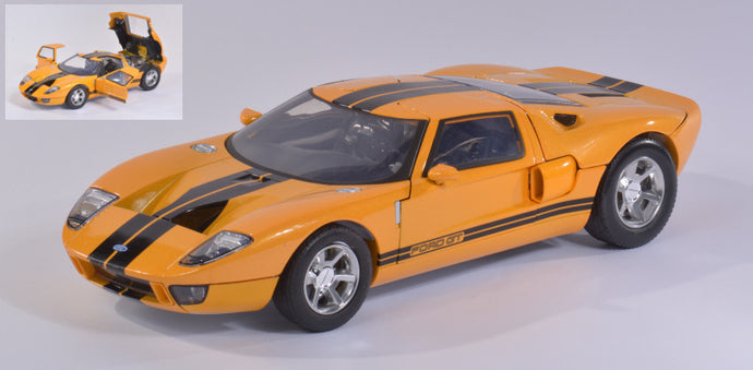 FORD GT CONCEPT 2004 YELLOW W/BLACK STRIPES 1:12