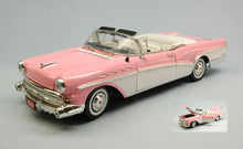 Indlæs billede til gallerivisning BUICK ROAD MASTER 1957 lyserød/hvid 1:18