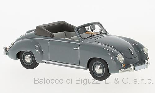 VW DANNEHAUR AND STAUSS CONVERTIBLE 1951 GREY 1:43