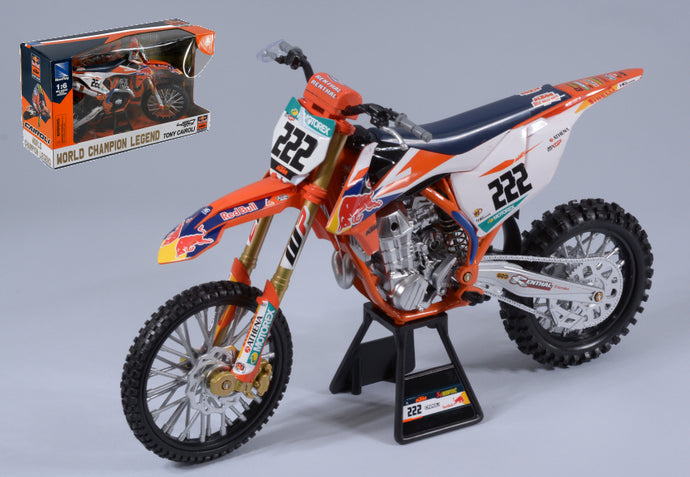 RED BULL KTM 450 SX-F N.222 TONY CAIROLI 1:6
