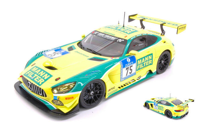 MERCEDES GT3 N.75 6th 24 H NURBURGR.2016 K.HEYER-S.ASCH-L.LUDWIG 1:18