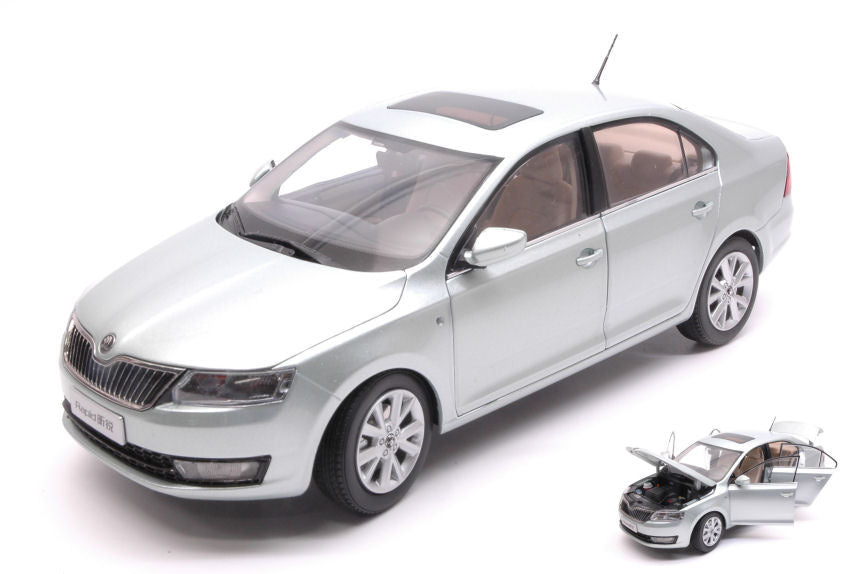 SKODA RAPID 2013 LIGHT BLUE MET.1:18