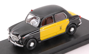 FIAT 1100/103 TAXI BARCELLONA 1956 BLACK YELLOW 1:43