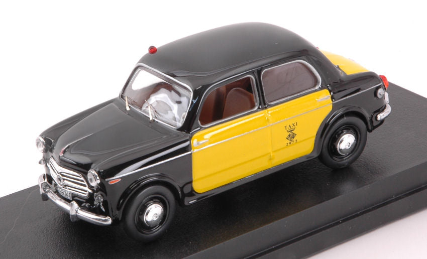 FIAT 1100/103 TAXI BARCELLONA 1956 BLACK YELLOW 1:43